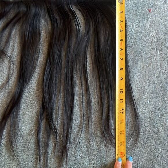 16” Dark Brown Weft 3 Pieces LIKE NEW - Worn in Hair Once main image 8